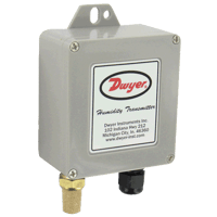 Dwyer Weather-Resistant Humidity/Temperature Transmitter, Series WHT
